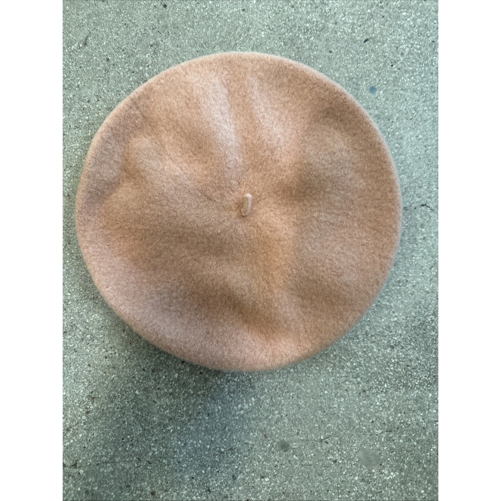 Dorfman Pacific‎ Co Beret Hat One Size Brown Chai Newsboy Handmade Wool Handmade